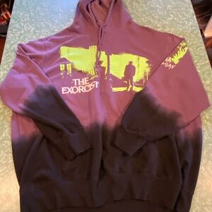 Nice Purple/Black 2XL The Exorcist Hooded Sweatshirt